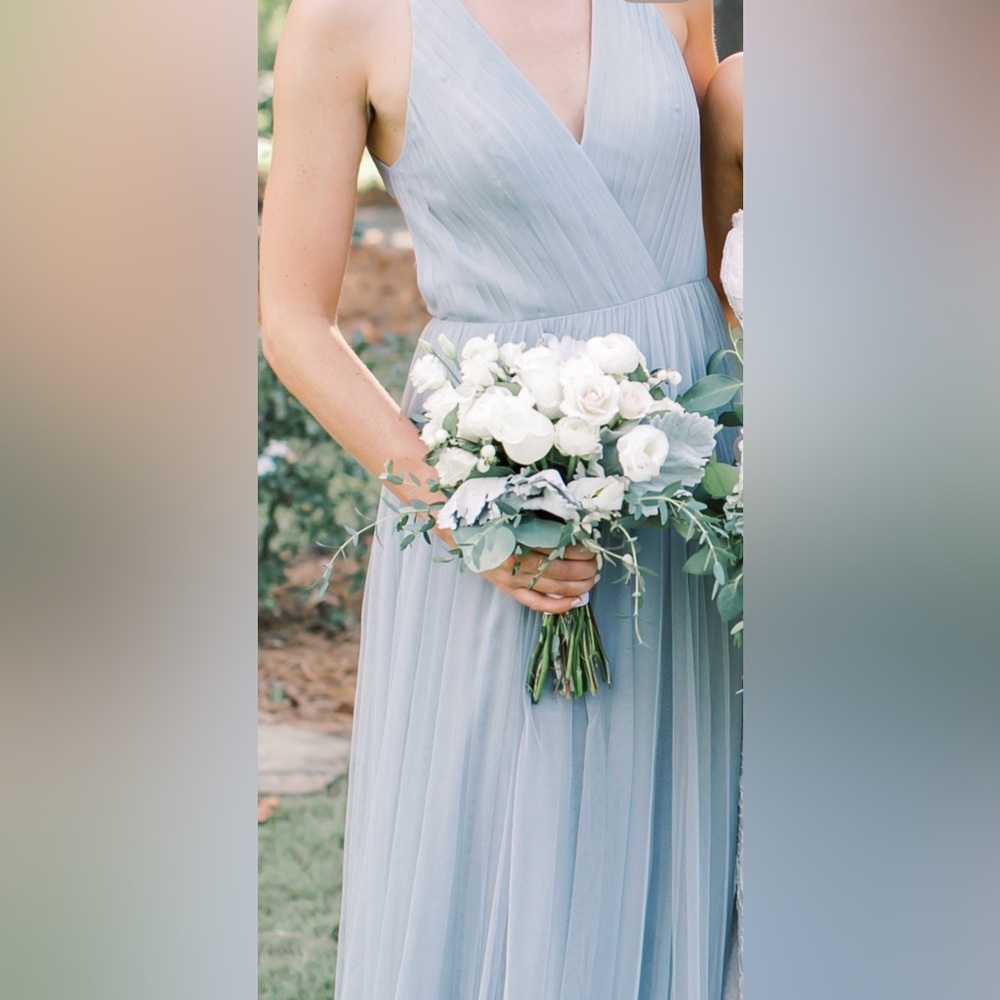 Light blue Floor Length Bridesmaid Gown size 4